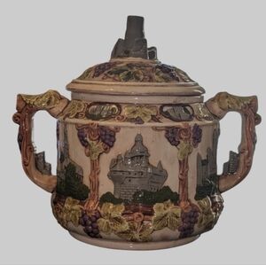 Vintage RARE German punch‎ bowl / tureen/Cookie Jar